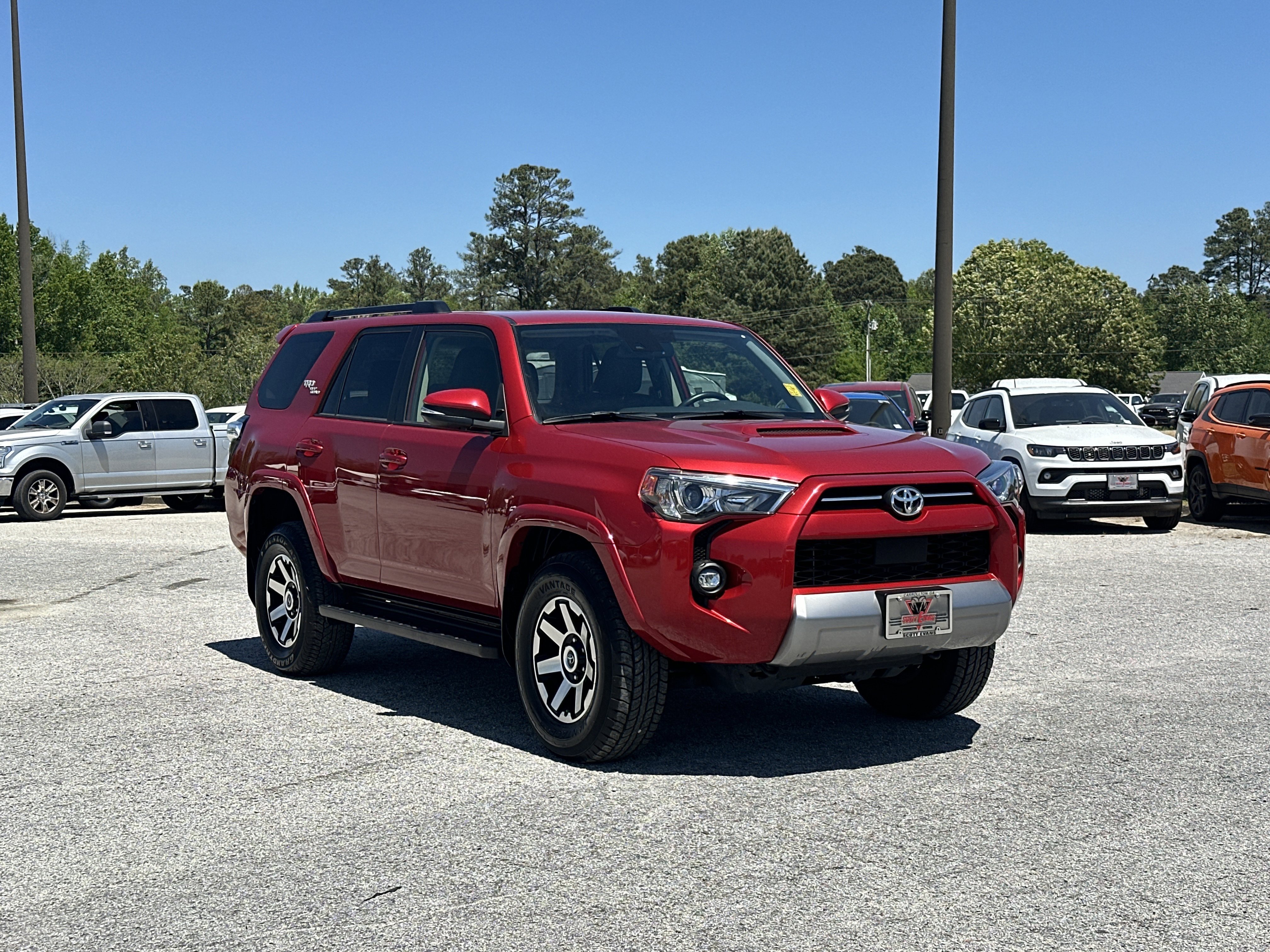 Used 2024 Barcelona Red Metallic Toyota TRD Off Road Premium image 2