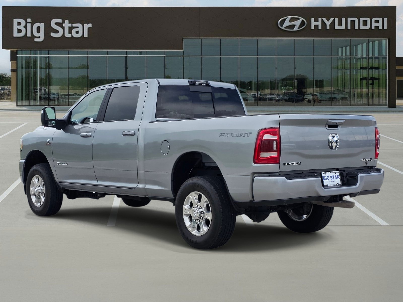 Used 2024 Billet Silver Metallic Clearcoat Ram Big Horn image 3