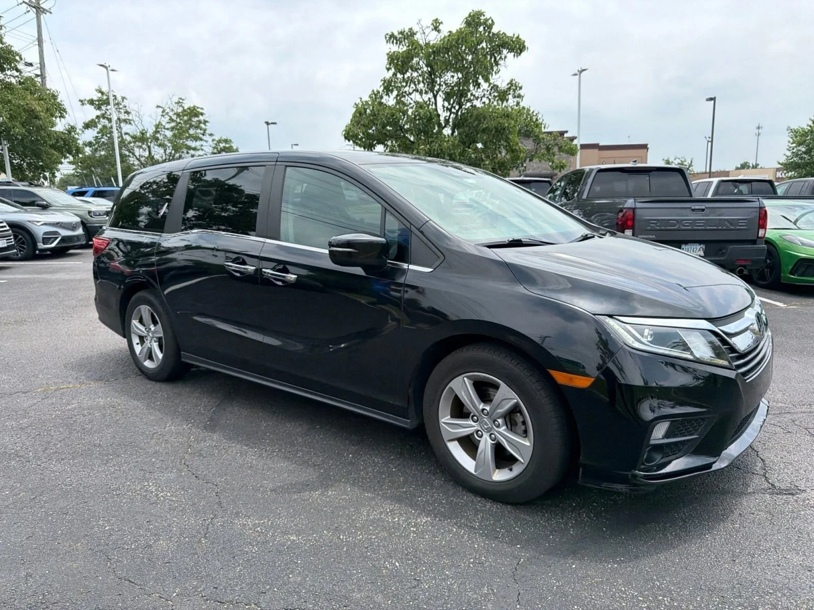 Used 2019 Crystal Black Pearl Honda EX image 14