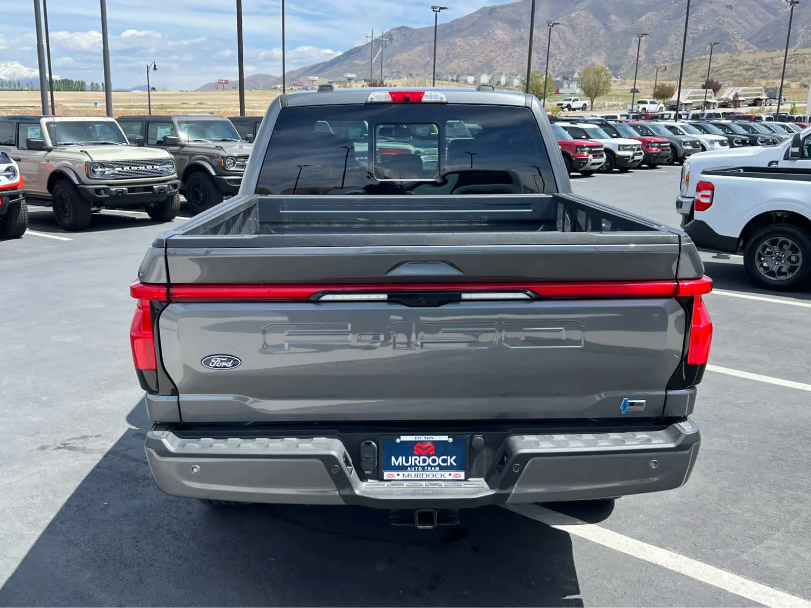 Used 2025 Light Blue Clearcoat Metallic Ford LARIAT image 9