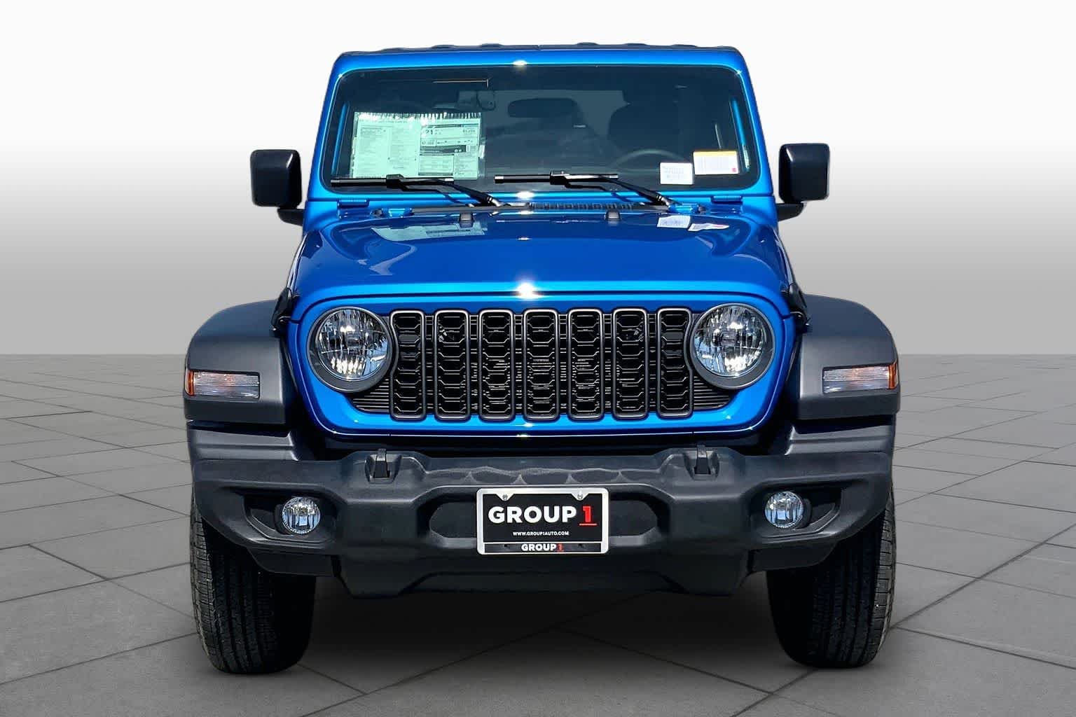 New 2026 Hydro Blue Pearl-Coat Exterior Paint Jeep Sport image 3