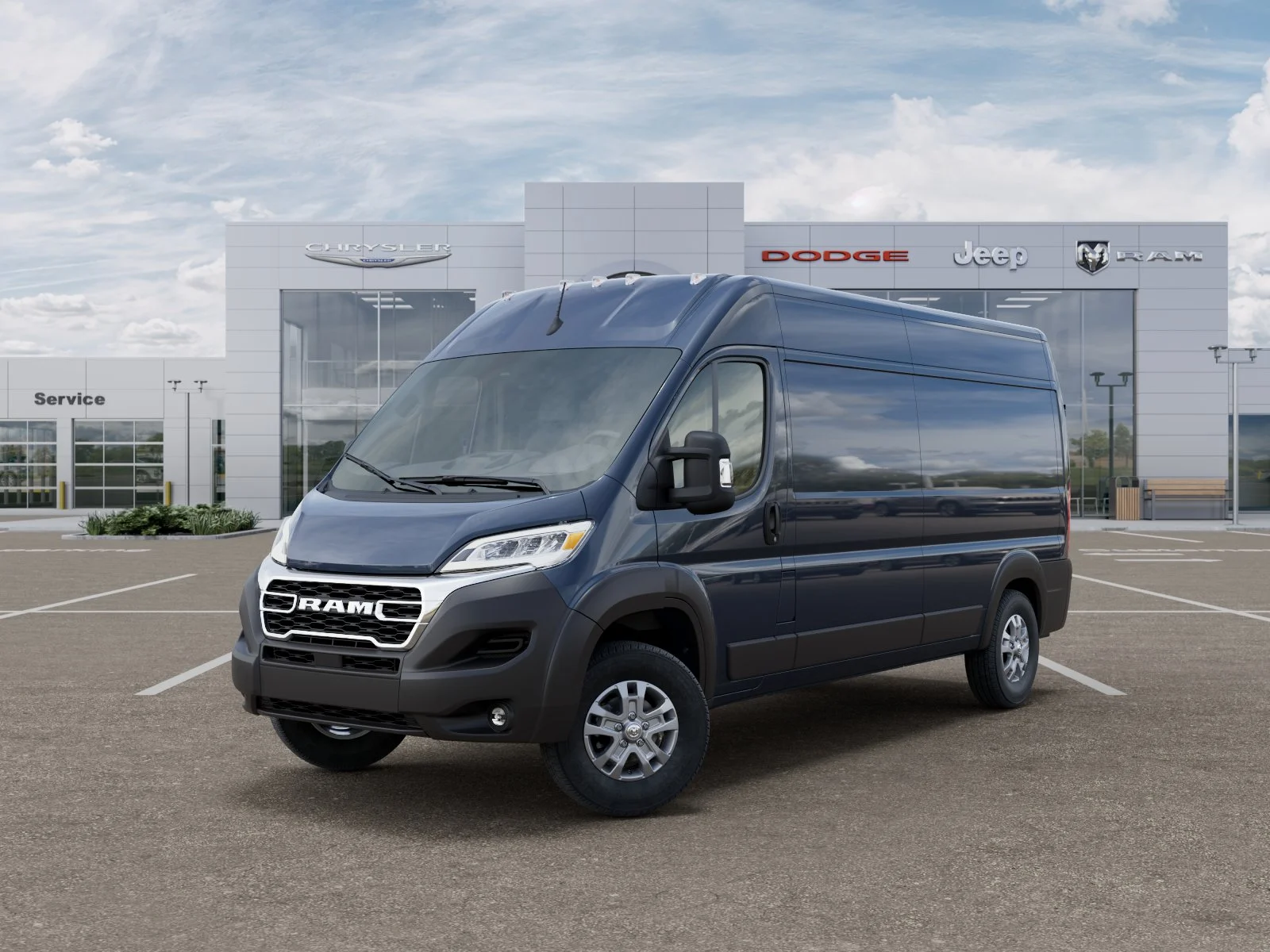 New 2026 Forged Blue Metallic Exterior Paint RAM High Roof image 28