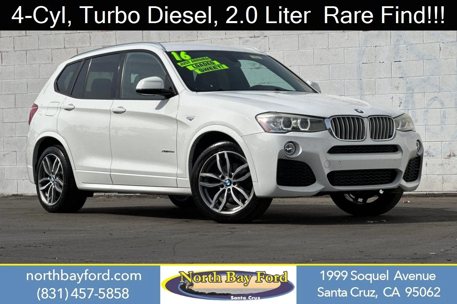 2016 BMW X3 xDrive28d