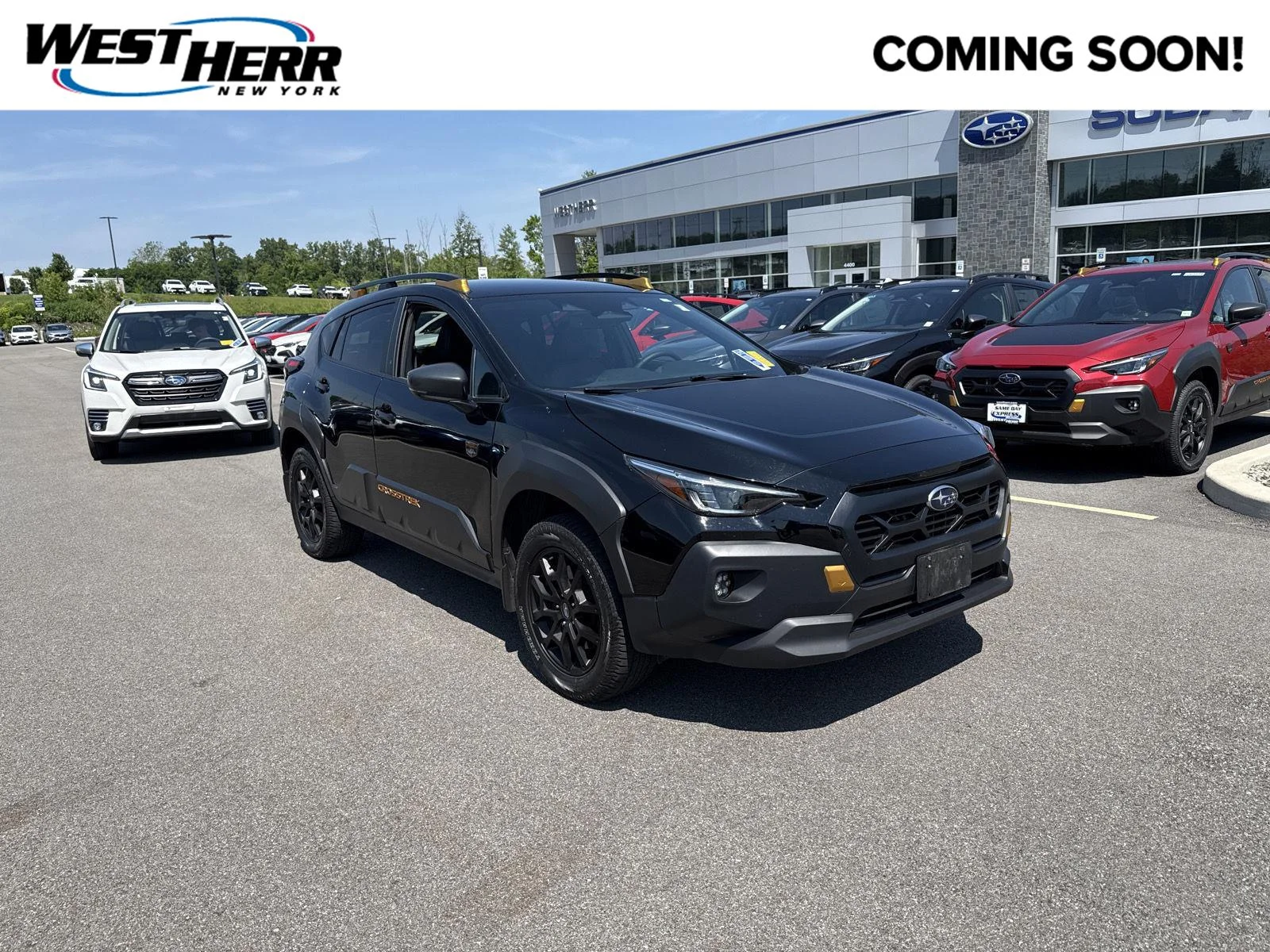 Used 2024 Crystal Black Silica Subaru Wilderness image 1