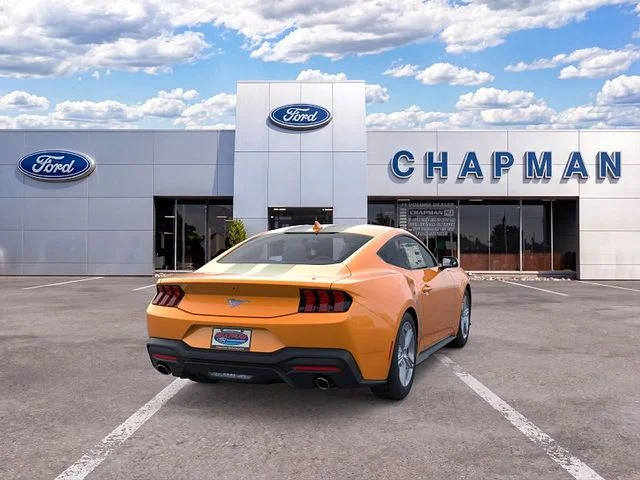 New 2026 Orange Fury Metallic Tri-coat Ford EcoBoost® Premium Fastback image 8