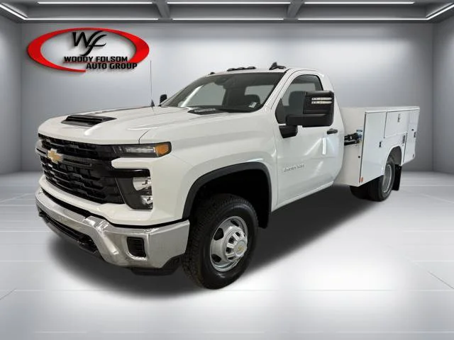 New 2026 Summit White Chevrolet Work Truck image 3