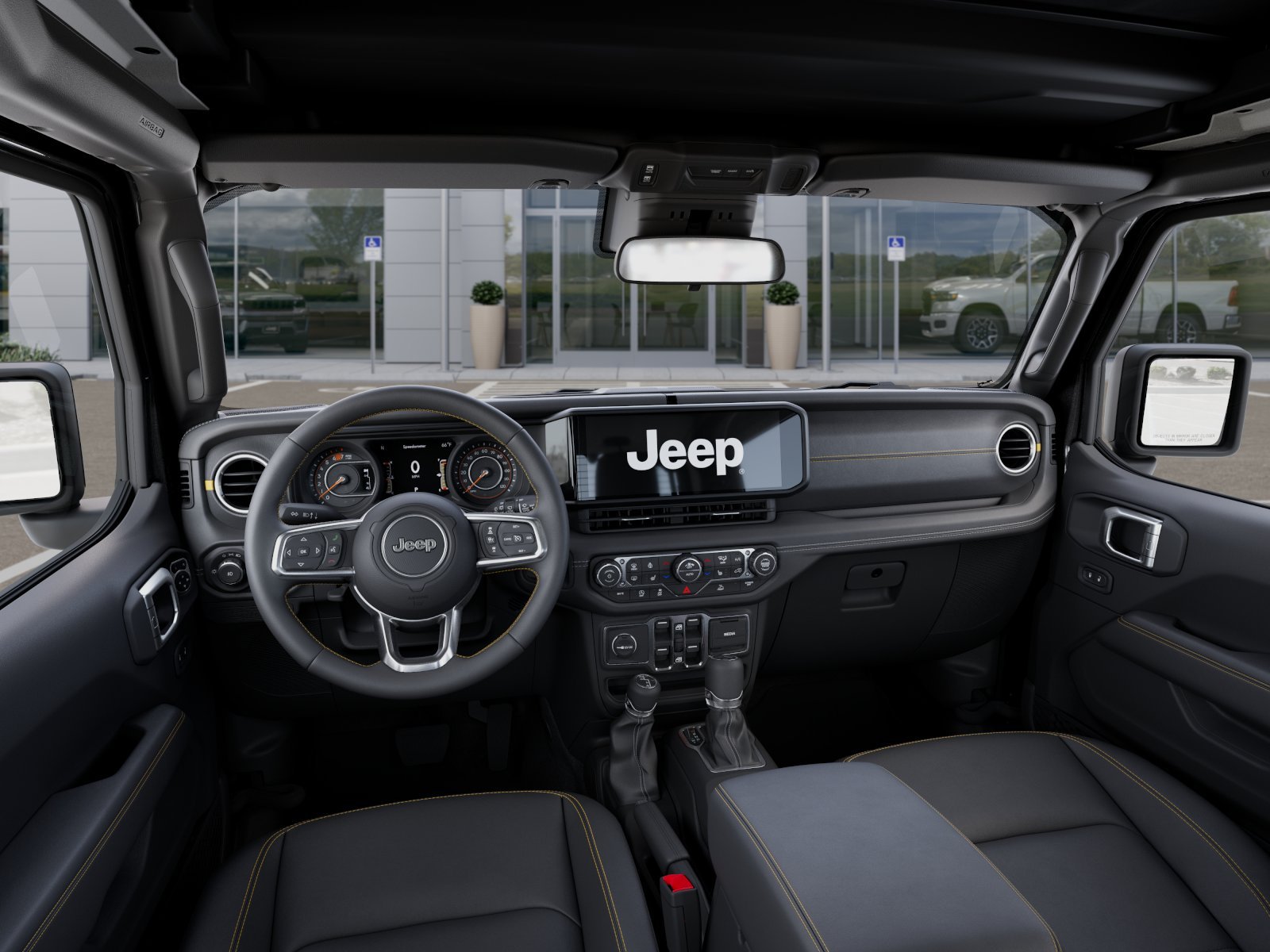 New 2025 Granite Crystal Metallic Clear-Coat Exterior Paint Jeep Sahara image 53