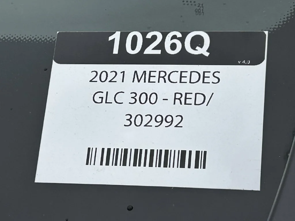 Used 2021 designo Cardinal Red Metallic Mercedes-Benz GLC 300 image 33