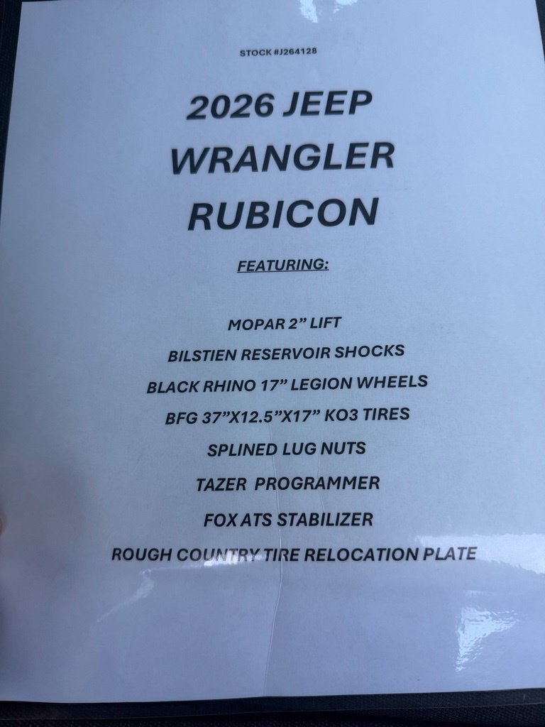 New 2026 41 Exterior Paint Jeep Rubicon image 2
