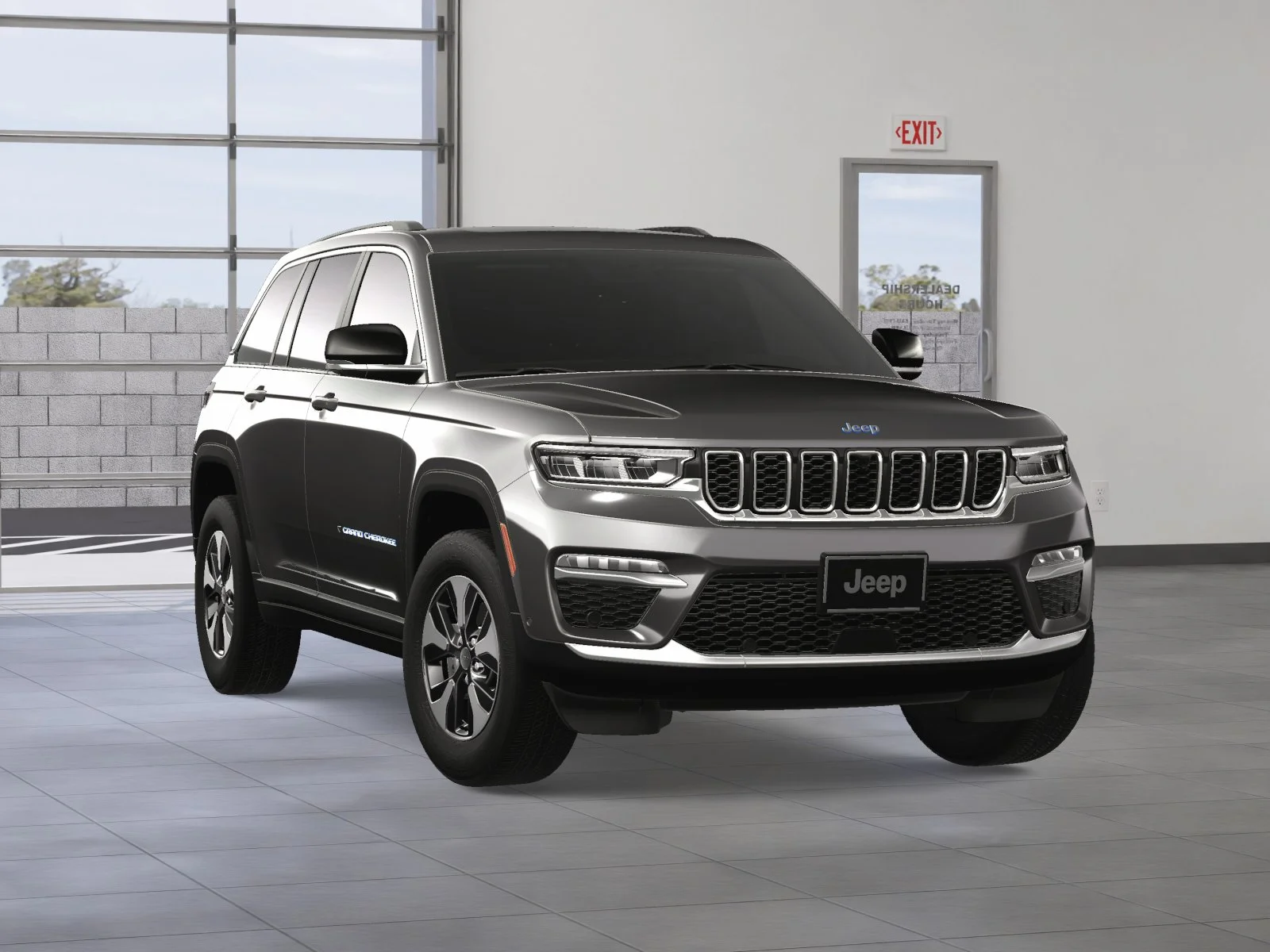 New 2024 Baltic Gray Metallic Clear-Coat Exterior Paint Jeep 4xe image 39