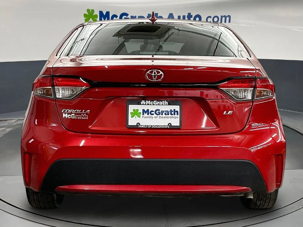 Used 2021 Red Toyota LE image 6