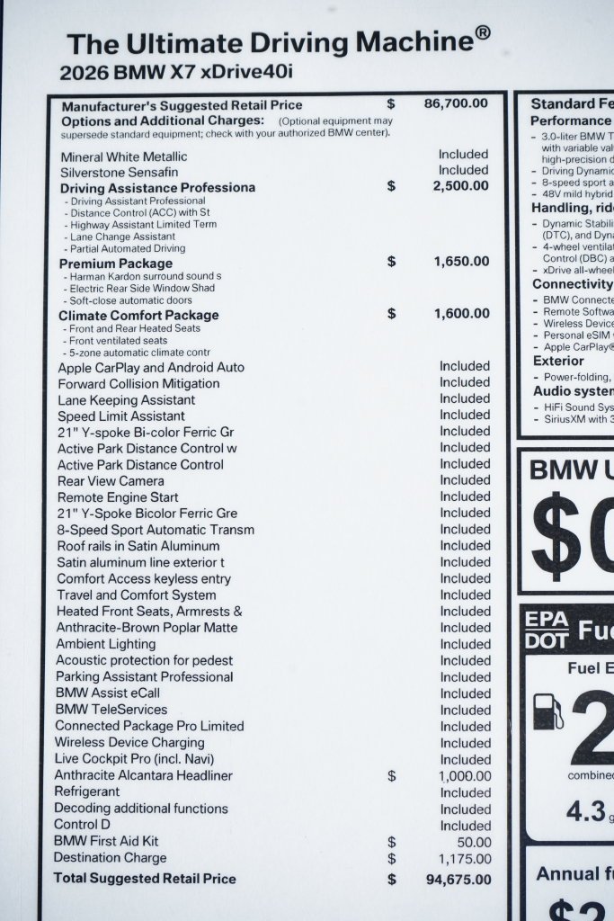 Used 2026 Mineral White Metallic BMW xDrive40i image 9