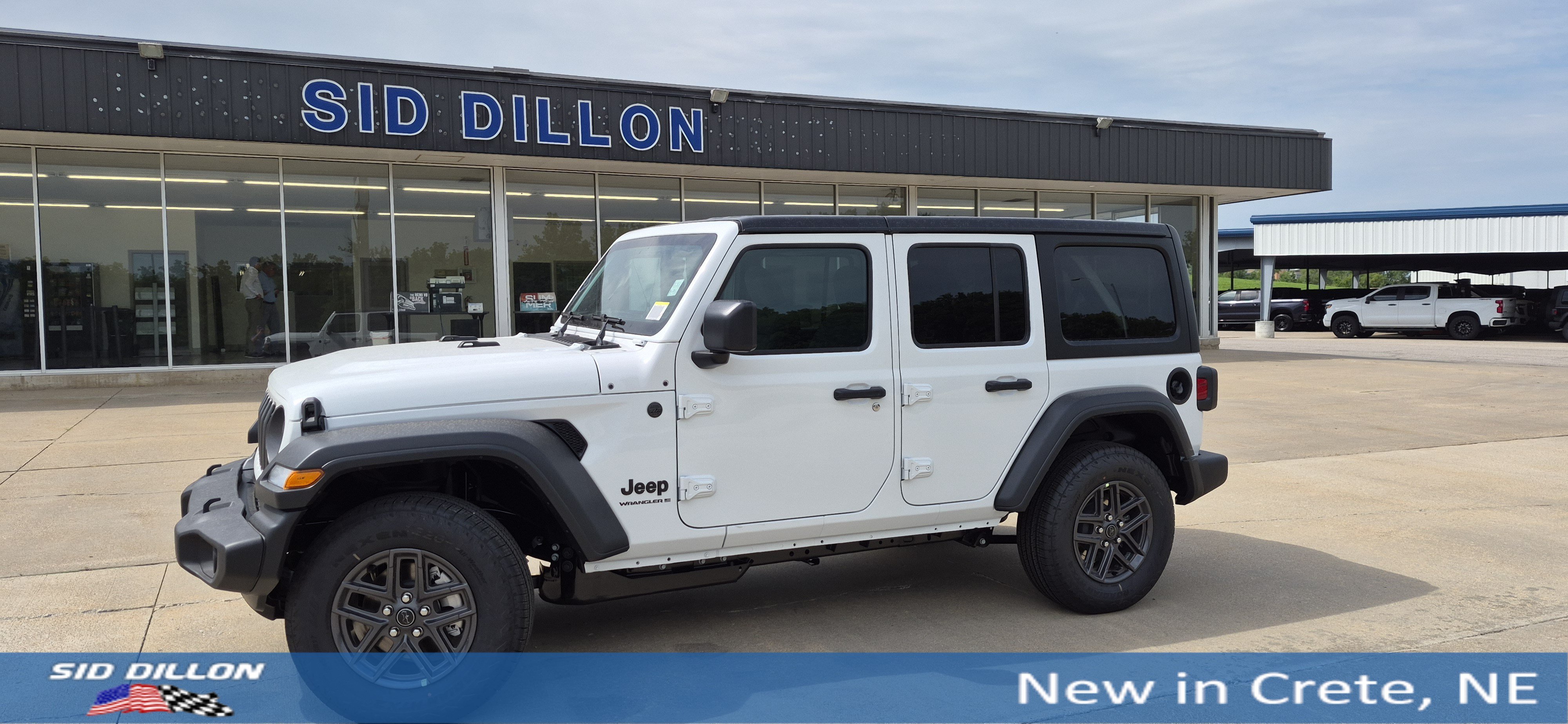 New 2026 Bright White Clearcoat Jeep Sport image 1