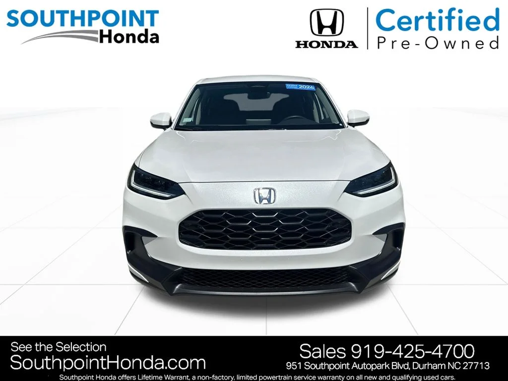 Certified Used 2026 Platinum White Pearl Honda 2WD LX image 2