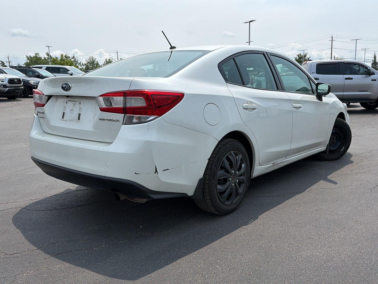 Used 2021 Crystal White Pearl Subaru Base image 3