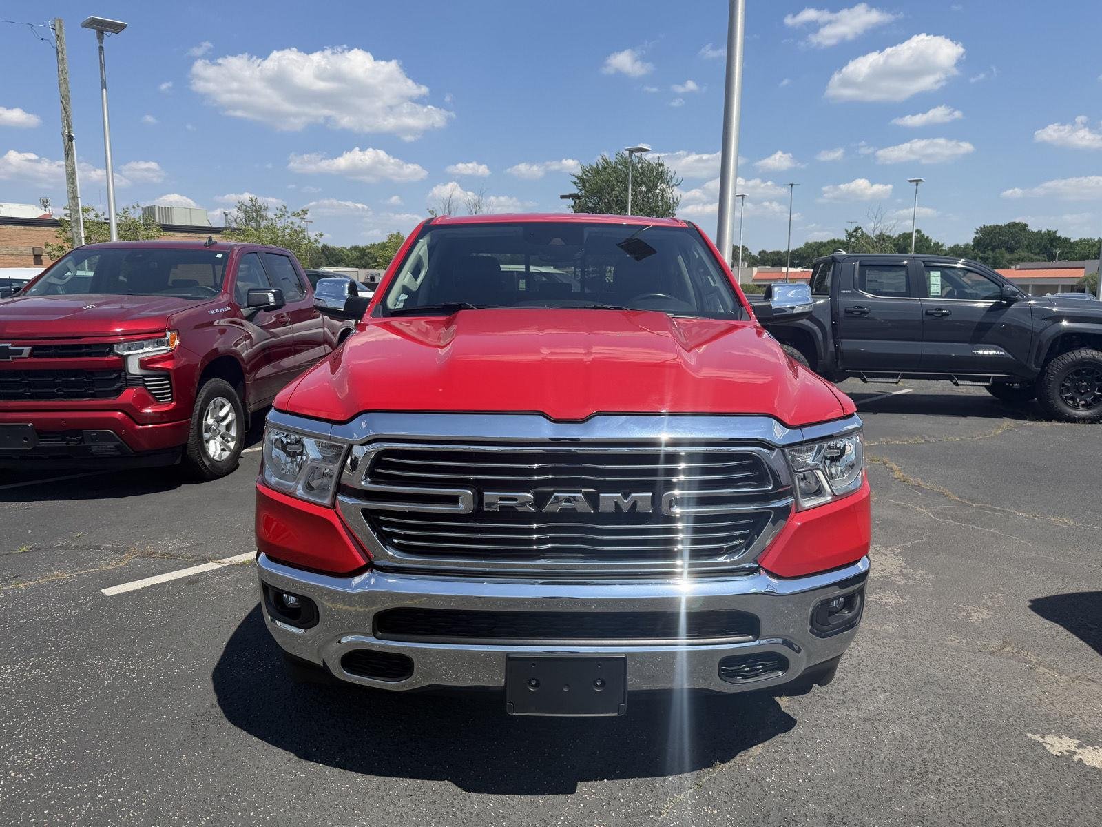 Used 2022 Flame Red Clearcoat Ram Laramie image 2