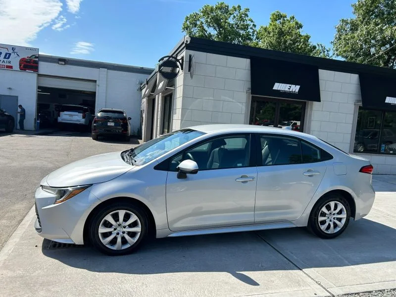 Used 2023 Silver Toyota LE Sedan 4D image 4