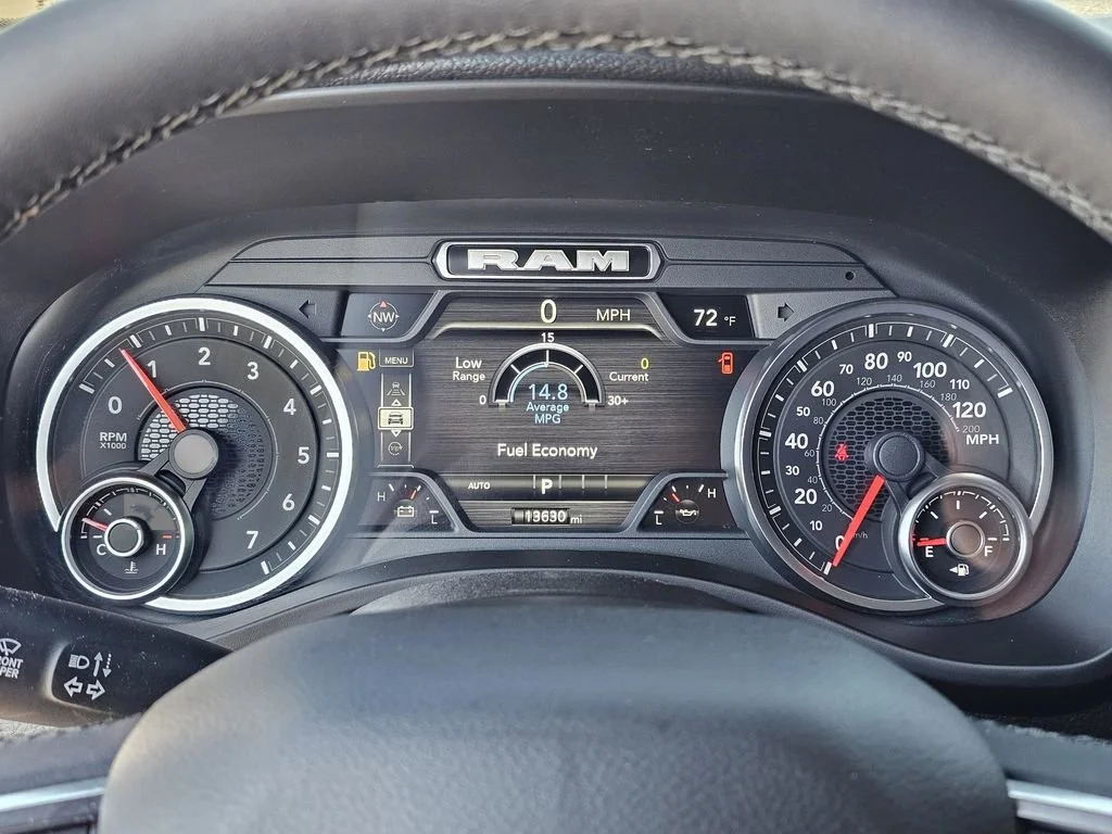 Used 2025 Diamond Black Cry Ram Laramie image 23