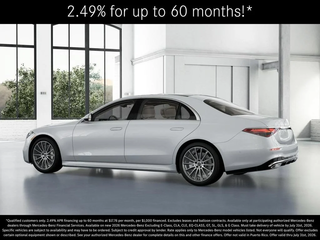 New 2026 MANUFAKTUR Moonlight White Metallic Mercedes-Benz S 500 image 73