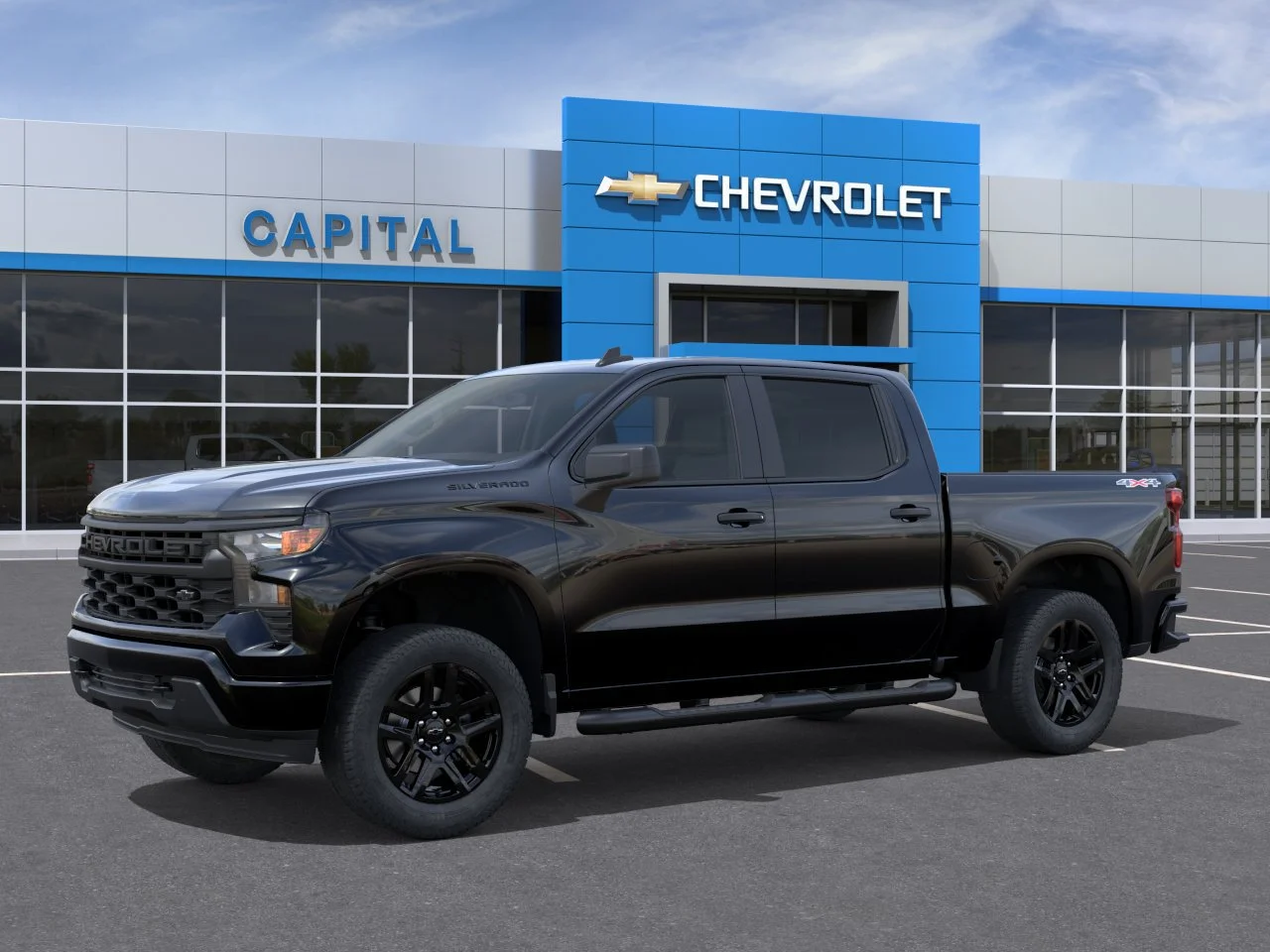 New 2026 Black Chevrolet Custom image 3