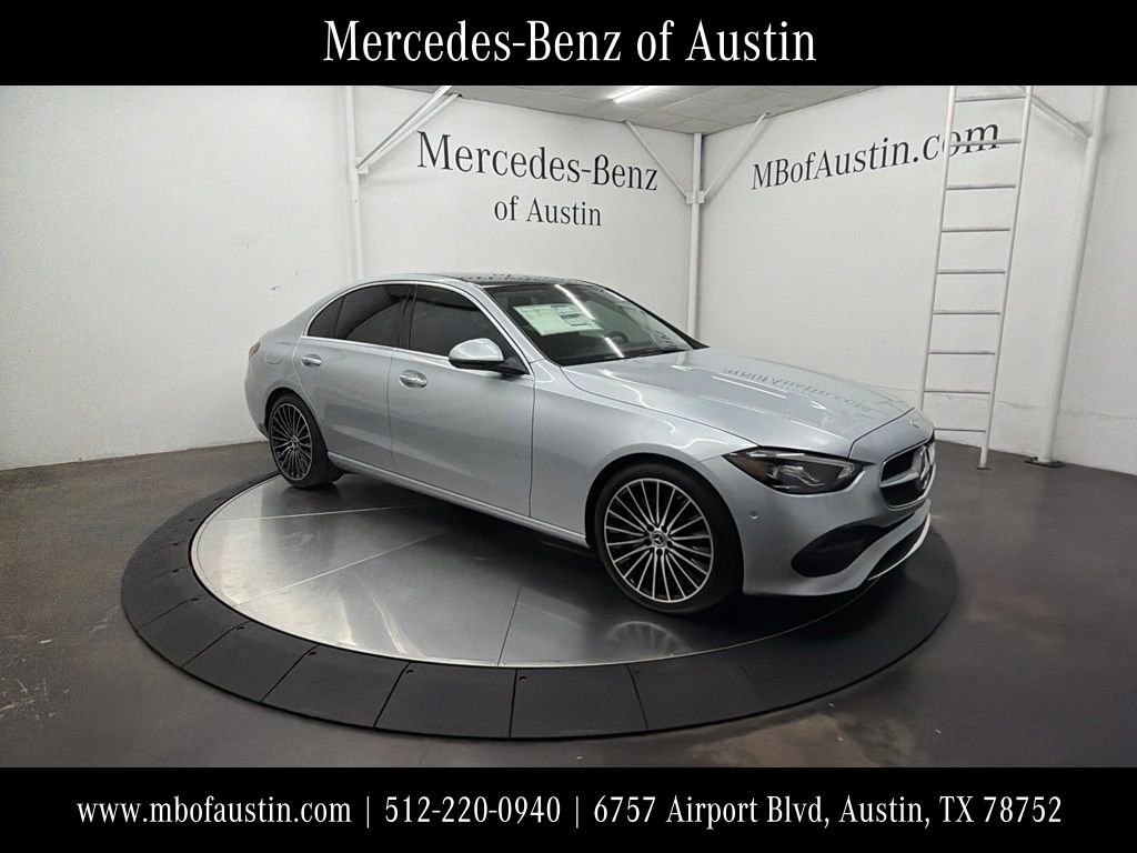 New 2026 Cirrus Silver Metallic Mercedes-Benz C 300 image 1