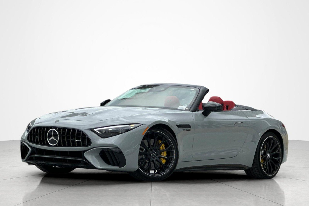 New 2026 MANUFAKTUR Alpine Grey Mercedes-Benz AMG® SL 55 Roadster image 1