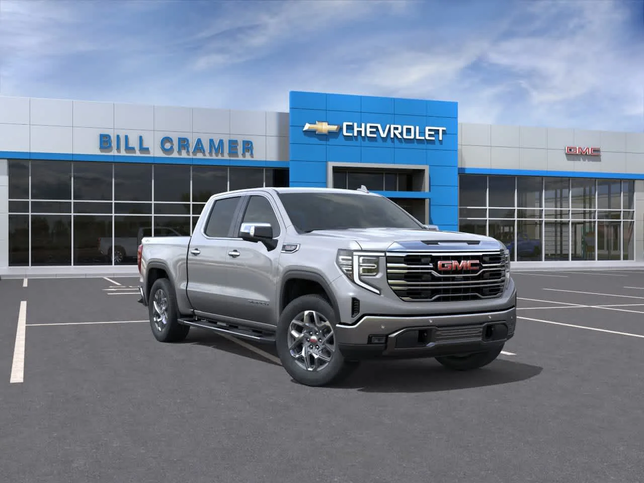 New 2026 Sterling Metallic GMC SLT image 1