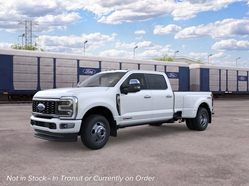 New 2026 Star White Metallic Tri-Coat Ford F-350® Platinum® image 1
