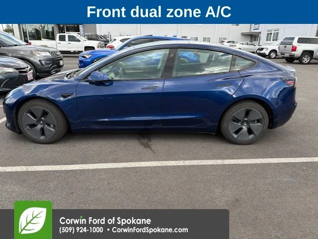 Used 2022 Deep Blue Metallic Tesla Long Range image 5
