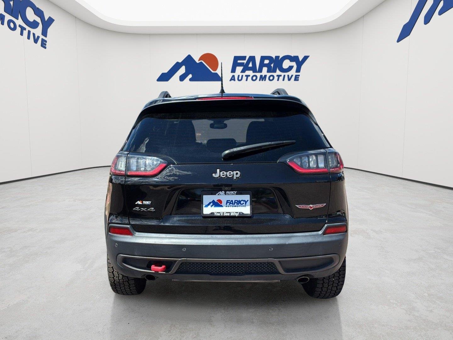 Used 2020 Diamond Black Crystal Pearlcoat Jeep Trailhawk image 7