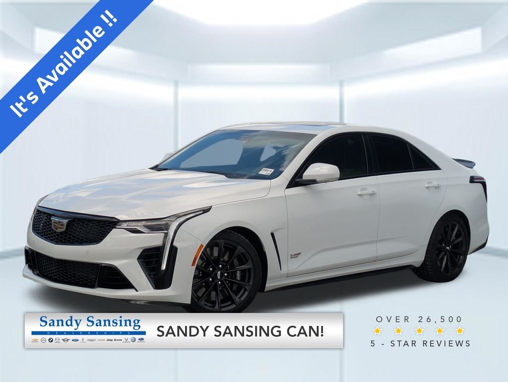 Used 2024 White Cadillac V-Series image 1