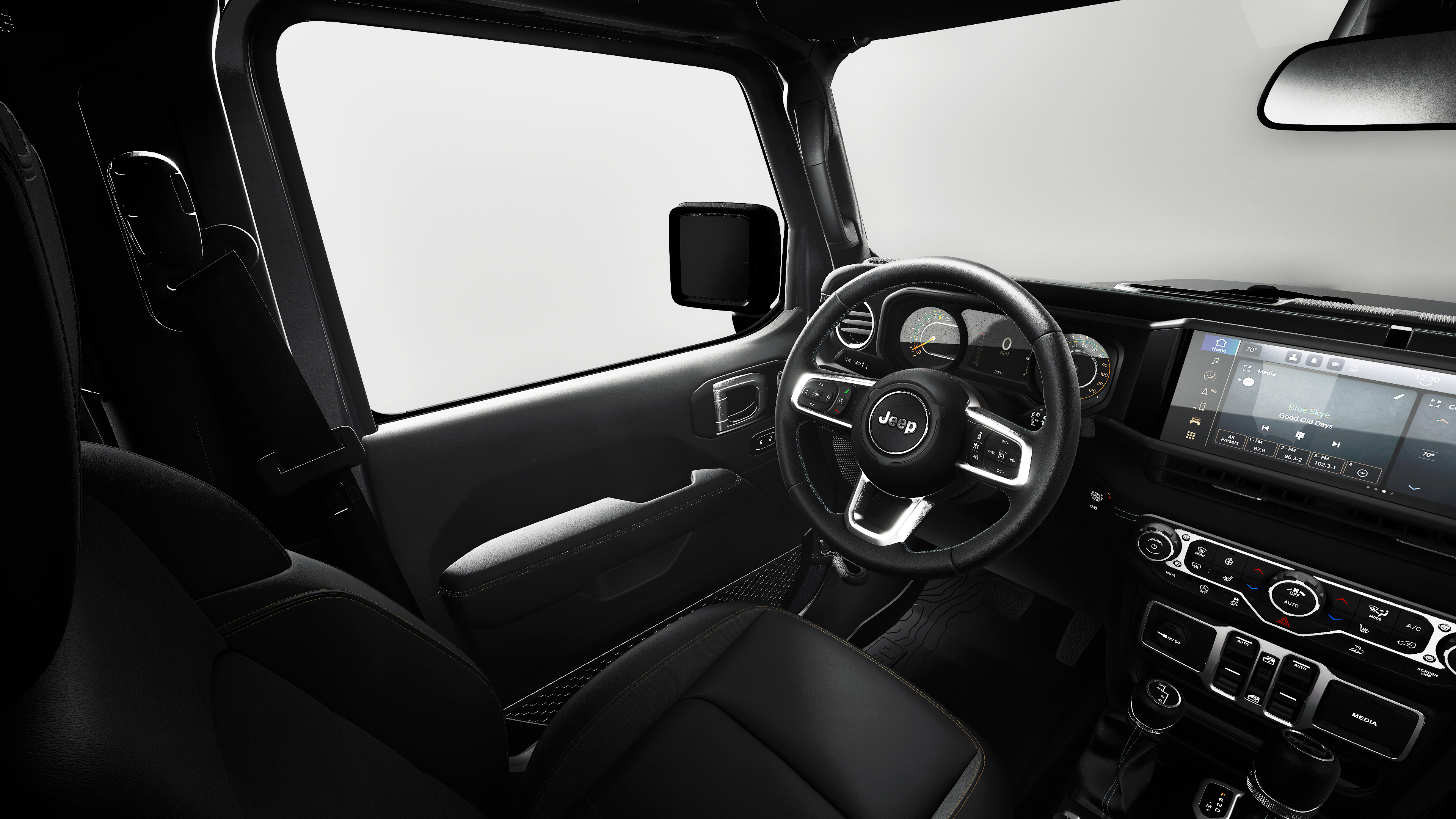 New 2027 Granite Crystal Metallic Clear-Coat Paint Jeep Sahara image 8