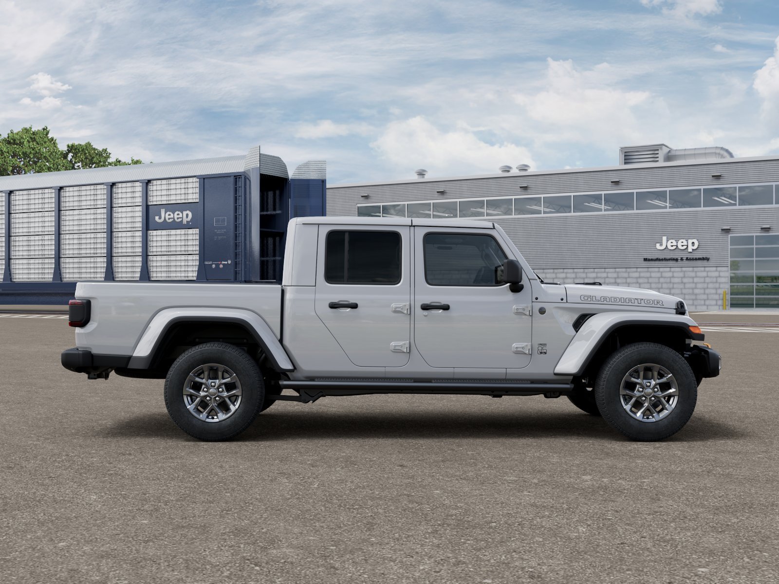 New 2026 Bright White Clear-Coat Exterior Paint Jeep 85th Anniversary Edition image 12