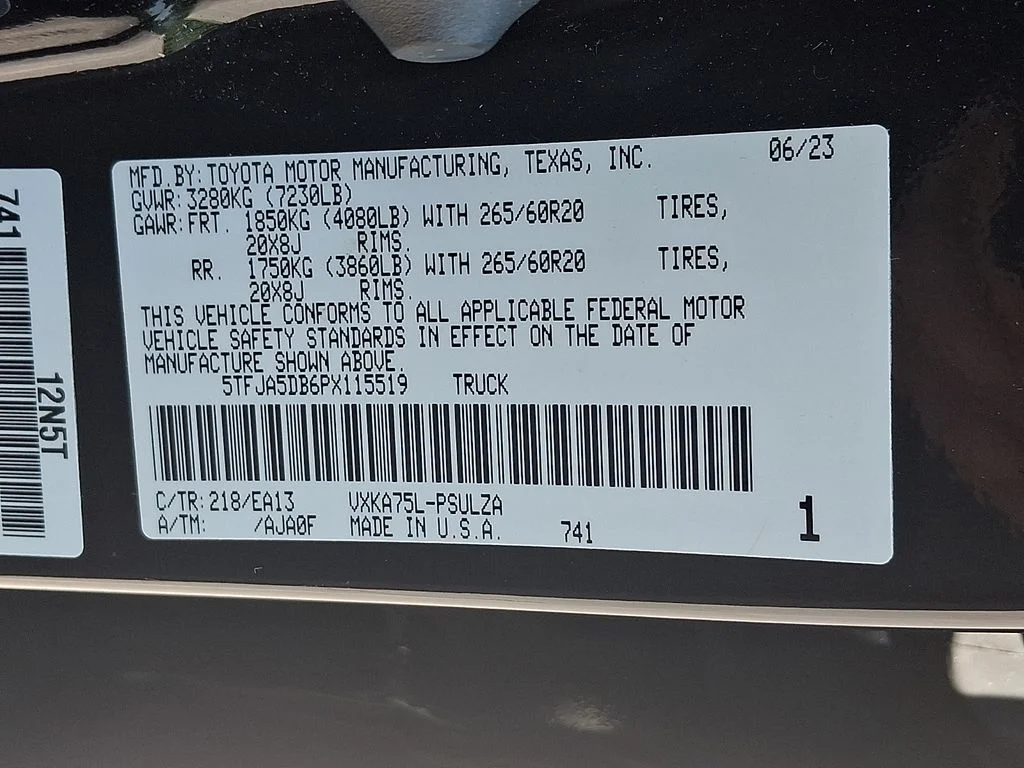 Used 2023 Black Toyota Limited image 26