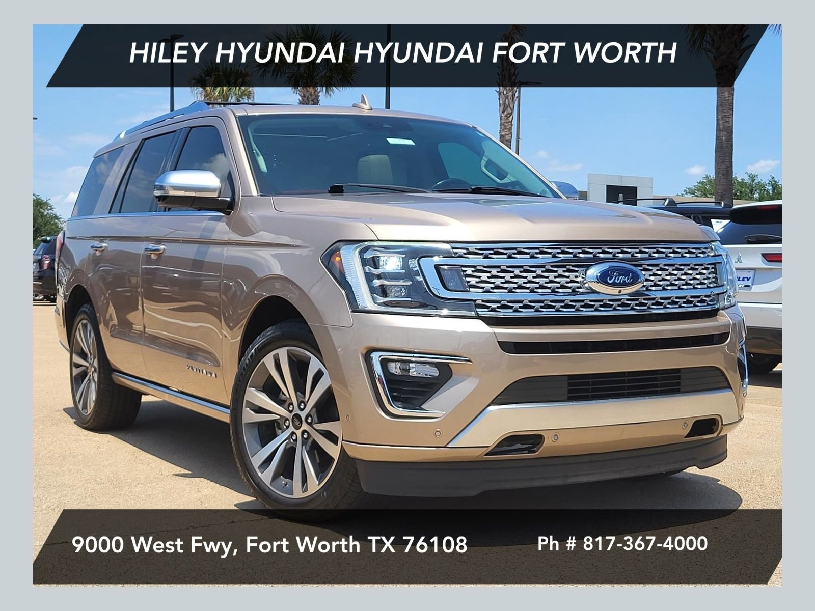 Used 2020 Desert Gold Metallic Ford Platinum image 1