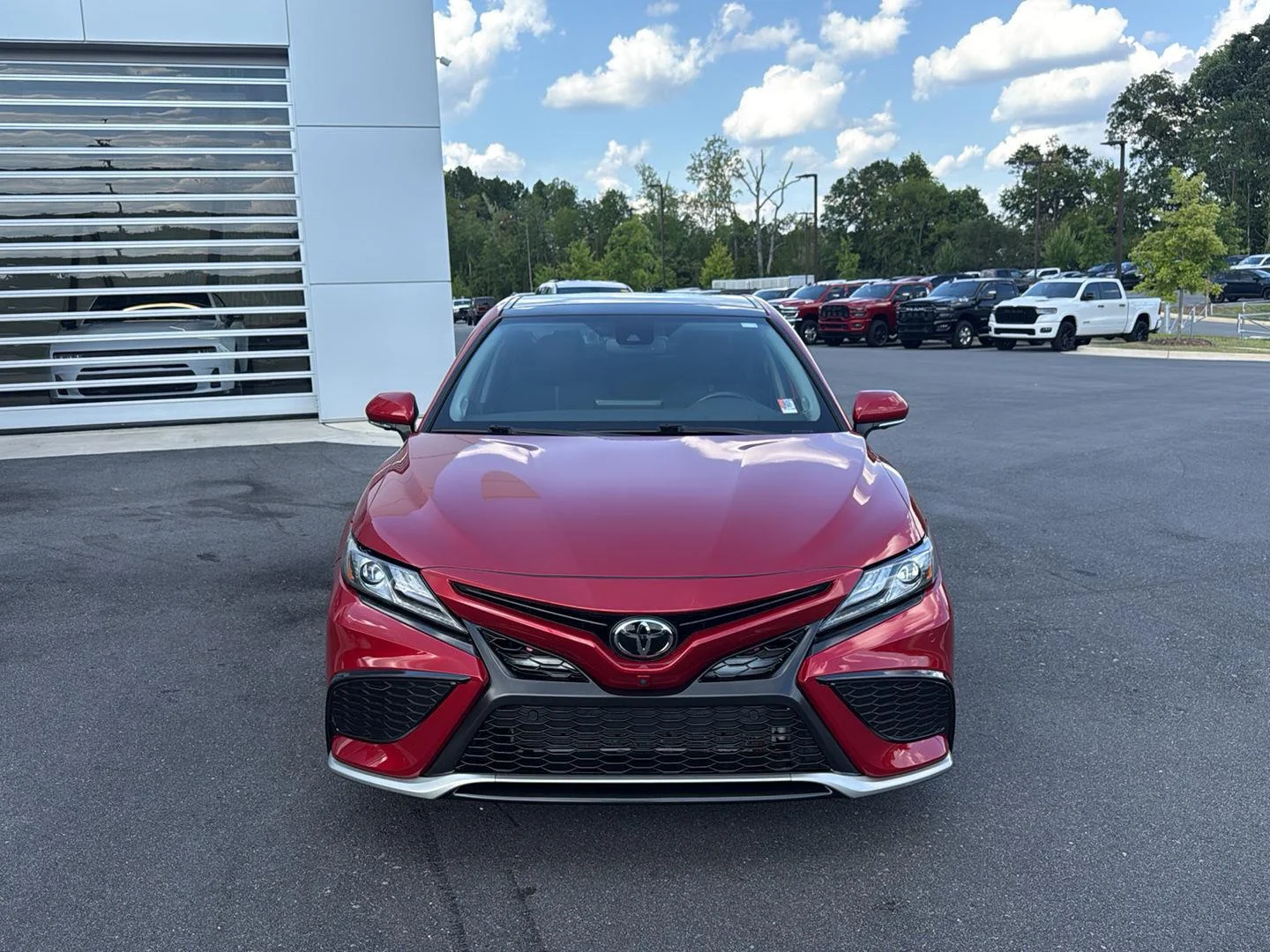 Used 2024 Supersonic Red Toyota XSE V6 image 3