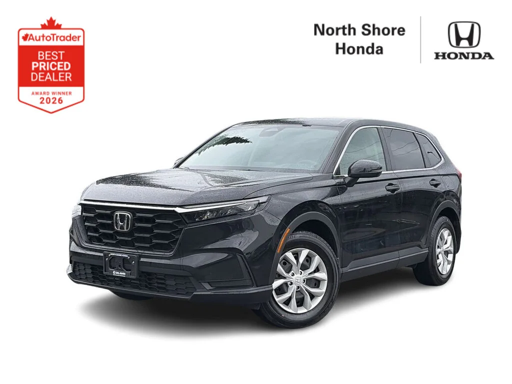 Used 2025 Crystal Black Pearl Honda LX AWD Certified Pre-Owned   No Accidents   One Ow image 1