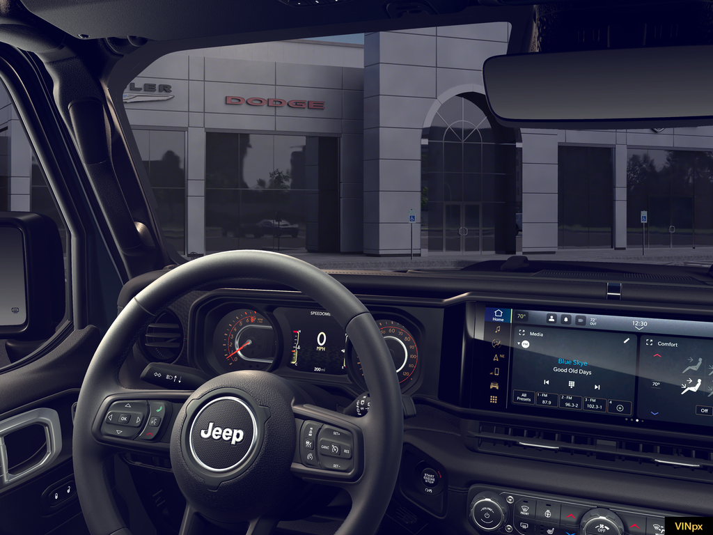 New 2026 Bright White Clear-Coat Exterior Paint Jeep Rubicon X image 21