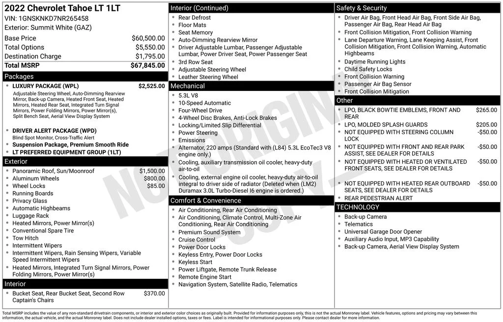Used 2022 Summit White Chevrolet LT image 6