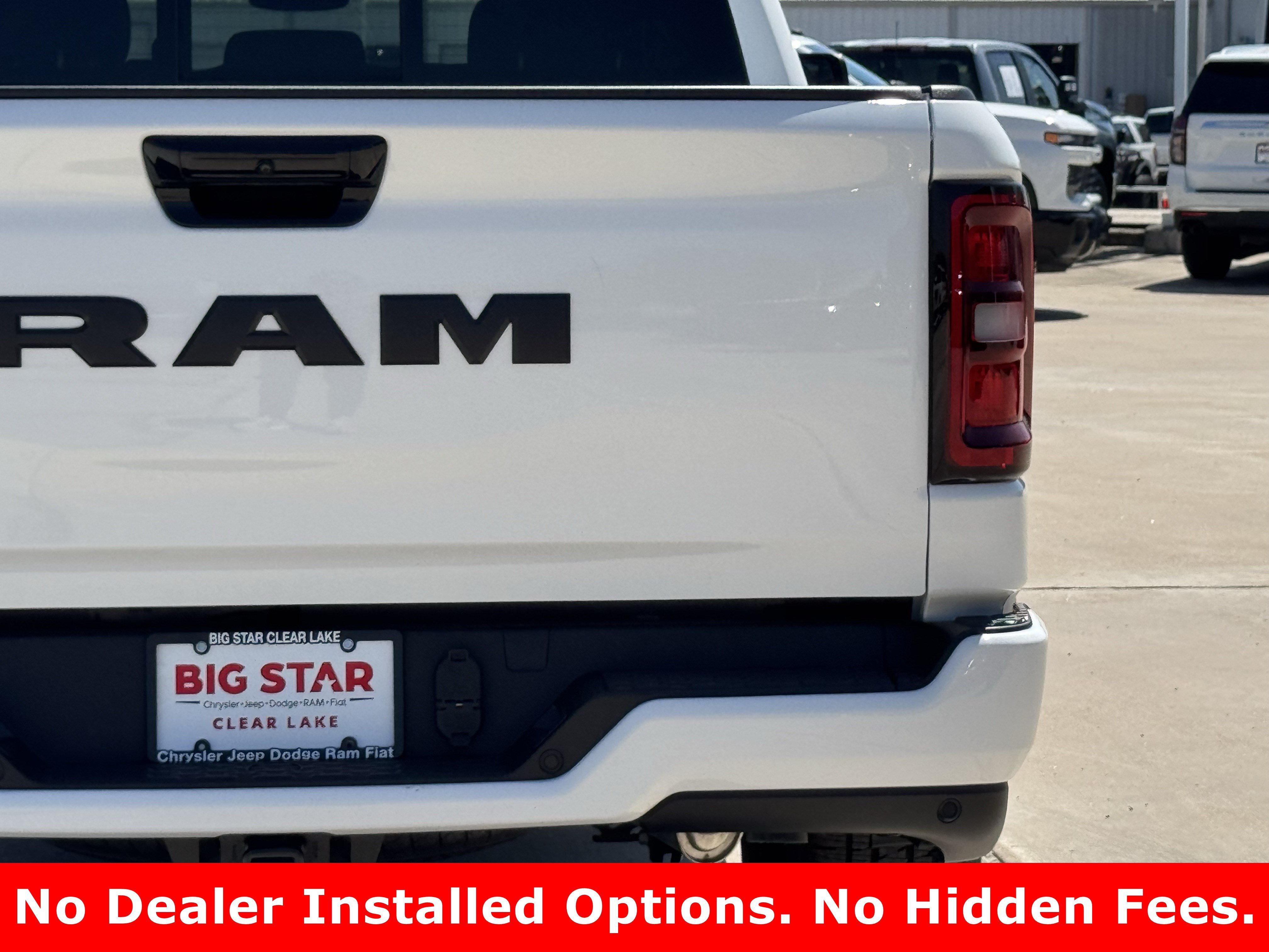 New 2026 Bright White Clear-Coat Exterior Paint RAM Lone Star image 9