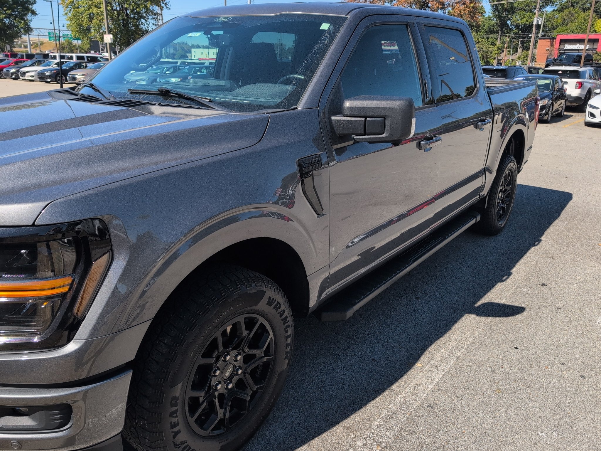 Used 2024 Carbonized Gray Metallic Ford XLT image 2