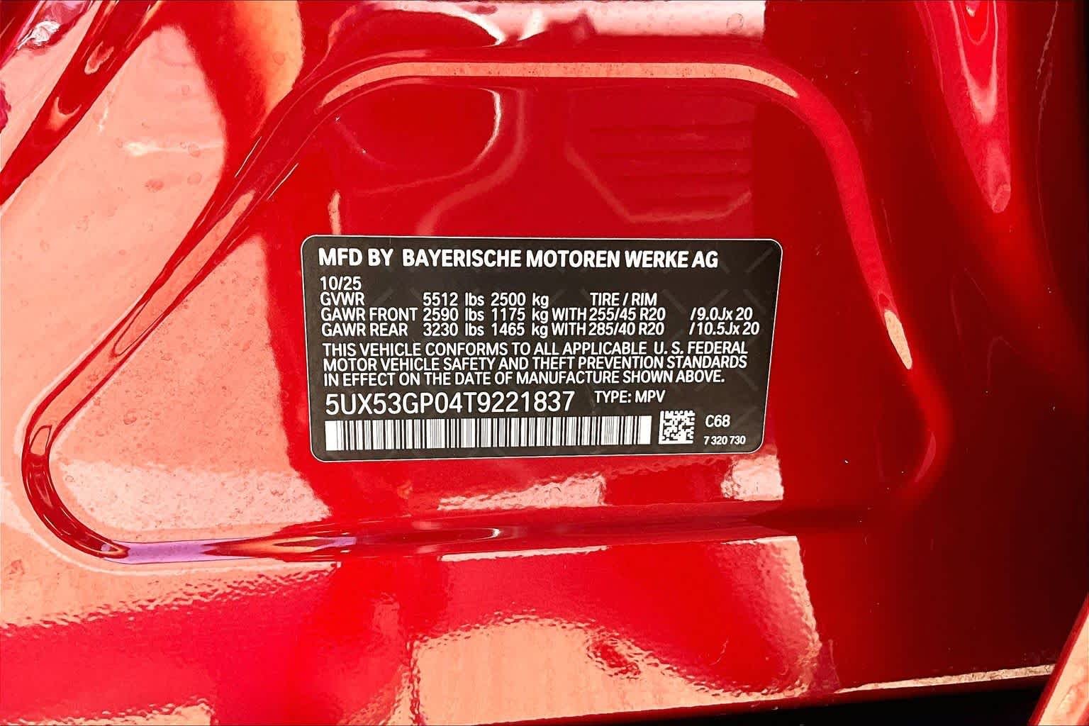 Used 2026 Vegas Red Metallic BMW 30 xDrive image 33