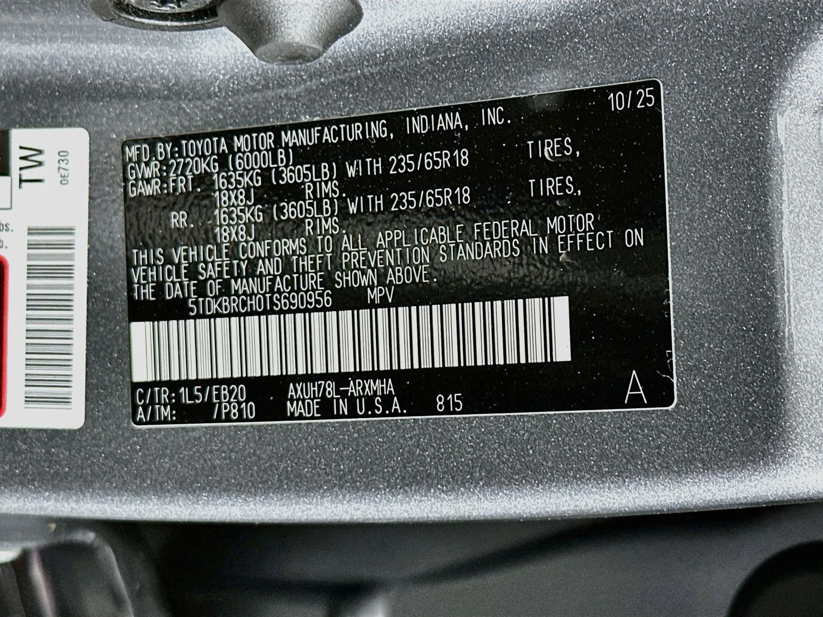 Certified Used 2026 Gray Toyota XLE image 34