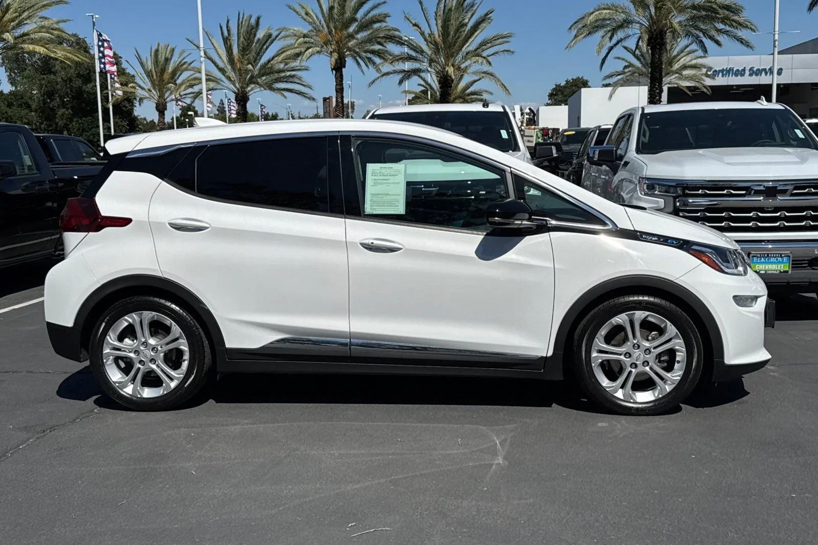 Used 2021 Chevrolet Bolt EV LT with VIN 1G1FY6S00M4112954 for sale in Elk Grove, CA