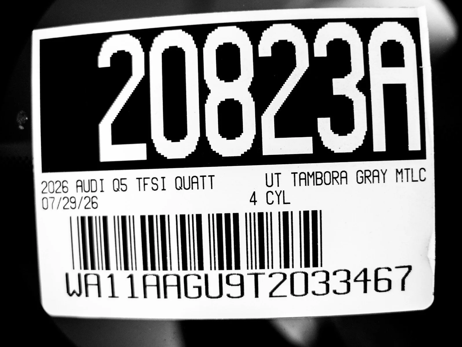 New 2026 Tambora Gray Metallic Audi Premium image 26
