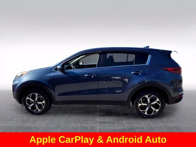 Used 2021 Blue Kia LX image 5