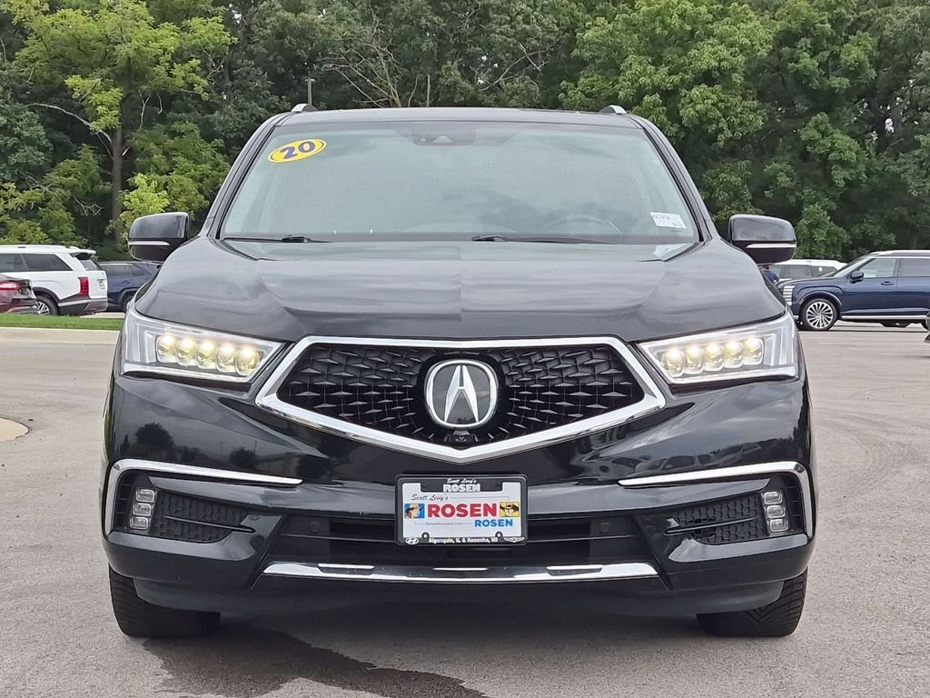 Used 2020 Black Acura Advance image 2