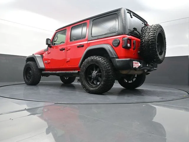 Used 2018 Red Jeep Unlimited Sport image 34