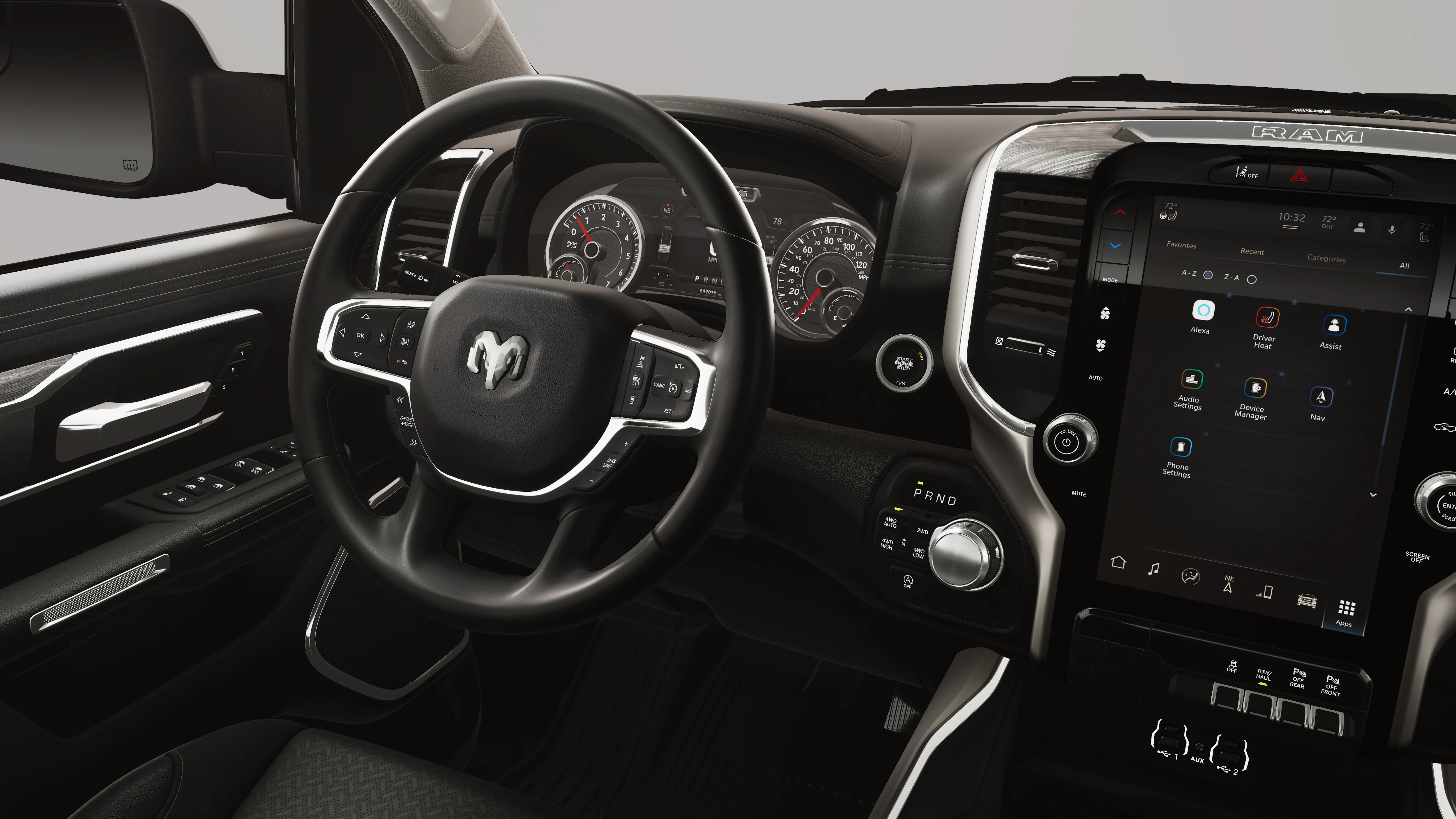 New 2026 Bright White Clear-Coat Exterior Paint RAM LARAMIE image 21