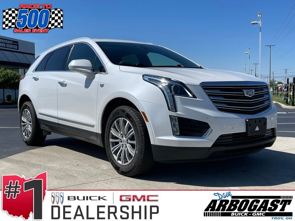 Used 2017 Crystal White Tricoat Cadillac Luxury image 1